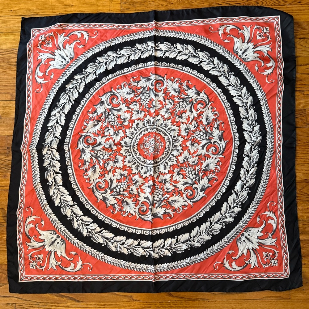 Authentic Versace 100% Silk Scarf